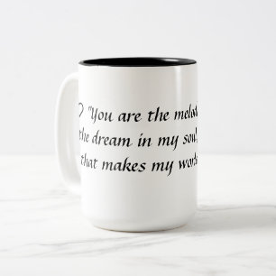 Caneca De Café Em Dois Tons Mug My Heart's Melody