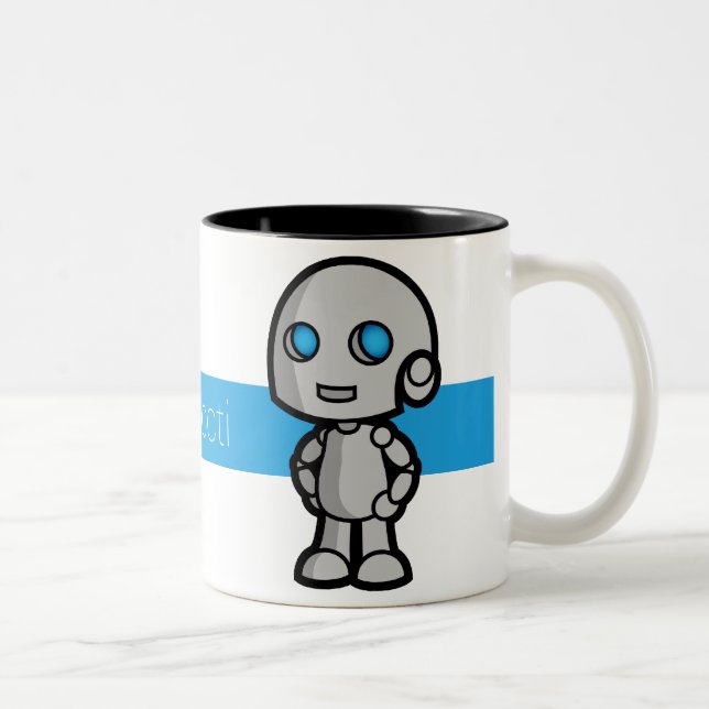 Caneca De Café Em Dois Tons Mug Nocti (Direita)