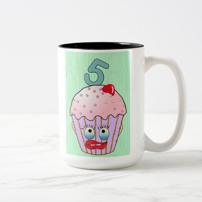 Caneca De Café Em Dois Tons Mug Numerado (Direita)