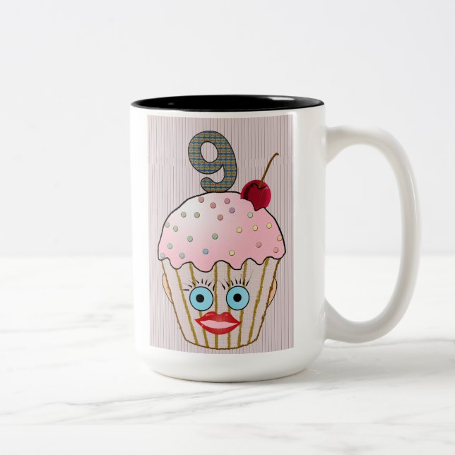 Caneca De Café Em Dois Tons Mug Numerado (Direita)