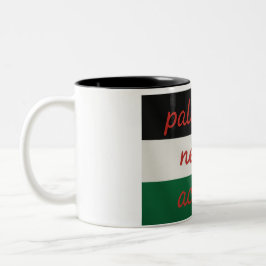 Caneca De Café Em Dois Tons Mug Palestine needs Action