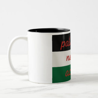 Caneca De Café Em Dois Tons Mug Palestine needs Action