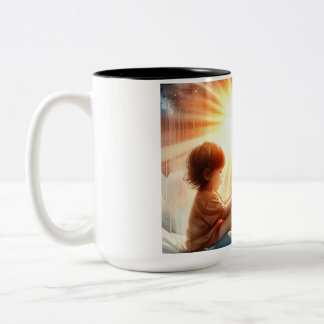 Caneca De Café Em Dois Tons Mug para a mãe