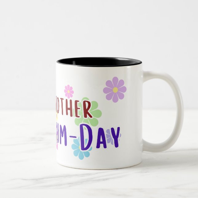 Caneca De Café Em Dois Tons Mug para Mães (Direita)
