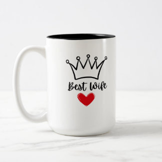 Caneca De Café Em Dois Tons Mug para o aniversário da esposa