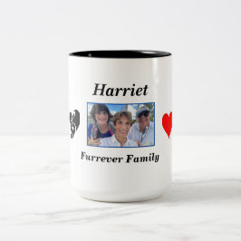 Caneca De Café Em Dois Tons Mug Personalizado Da Família De Outros Servidores