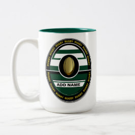 Caneca De Café Em Dois Tons Mug Personalizado De Rugby De Duas Toneladas