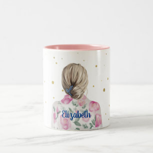 Caneca De Café Em Dois Tons Mug Personalizado para Bridesmaid