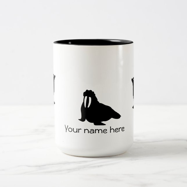Caneca De Café Em Dois Tons Mug - pinípedes (Centro)