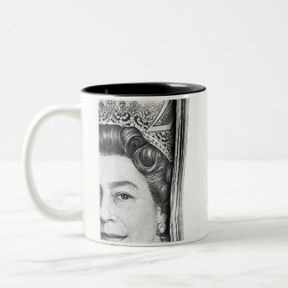 Caneca De Café Em Dois Tons Mug Queen Elizabeth II