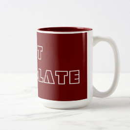 CANECA DE CAFÉ EM DOIS TONS MUG QUENTE DE CHOCOLATE MODERNO ARTE