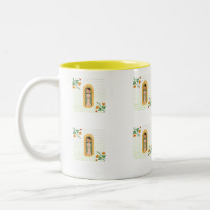 Caneca De Café Em Dois Tons Mug Religioso Católico, Virgen de Guadalupe