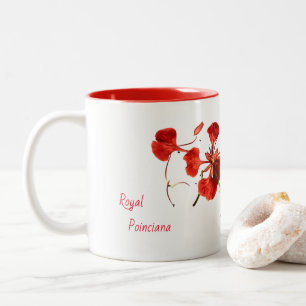 Caneca De Café Em Dois Tons Mug Royal Poinciana