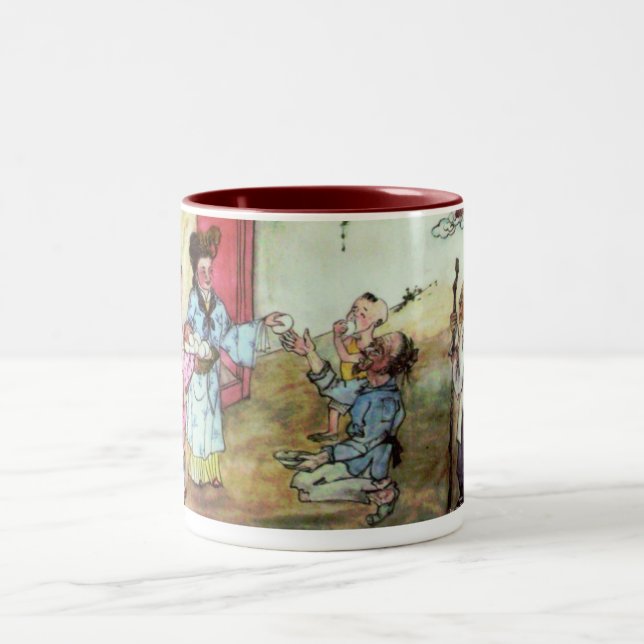 Caneca De Café Em Dois Tons Mug sem teto (Centro)