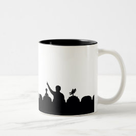 Caneca De Café Em Dois Tons Mug Silhuette MST3K