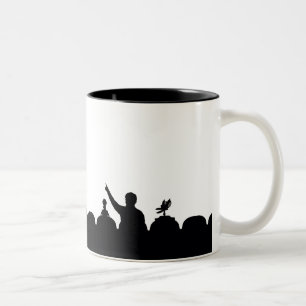 Caneca De Café Em Dois Tons Mug Silhuette MST3K