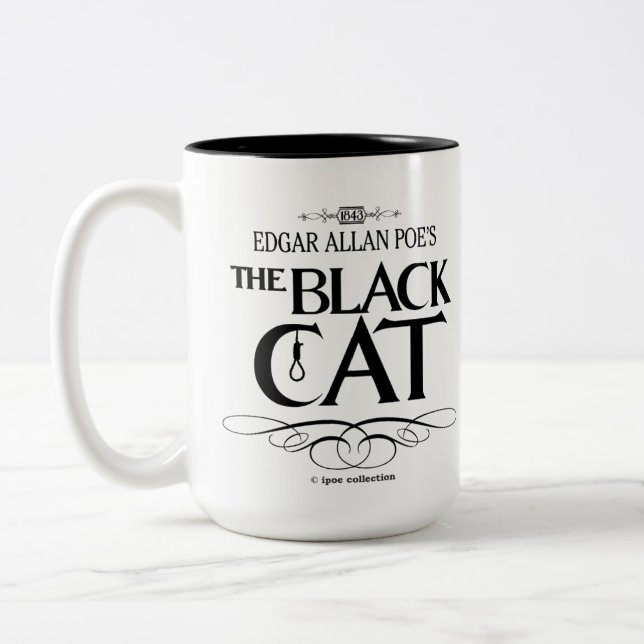 Caneca De Café Em Dois Tons Mug "The Black Cat" (Esquerda)