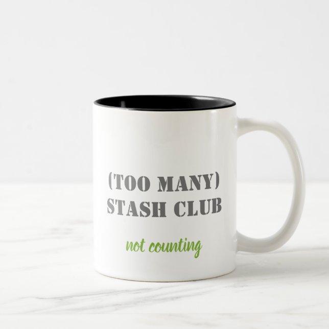 Caneca De Café Em Dois Tons Mug - (Too Many) Stash Club (Direita)