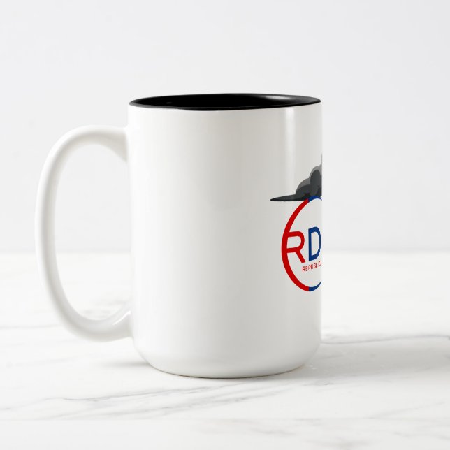 Caneca De Café Em Dois Tons Mug, Trovão (Esquerda)