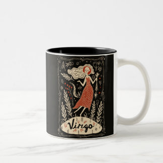 Caneca De Café Em Dois Tons Mug Virgo Celestial