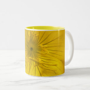 Caneca De Café Em Dois Tons Mug Yellow Bokeer Flower