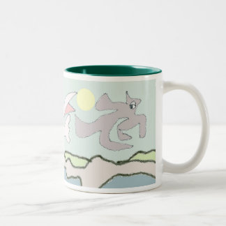 Caneca De Café Em Dois Tons mugpeople