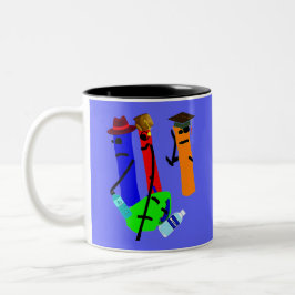 CANECA DE CAFÉ EM DOIS TONS MÚGS DE CAFÉ DE ABSTRATO SUPER 3D!