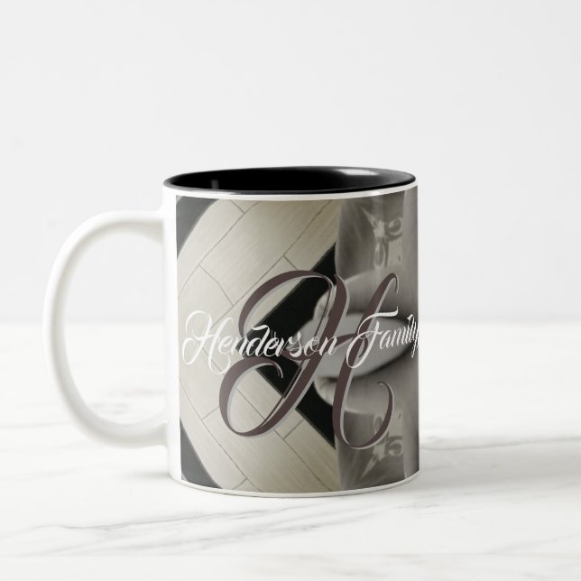 Caneca De Café Em Dois Tons Mugs de café personalizados (Esquerda)