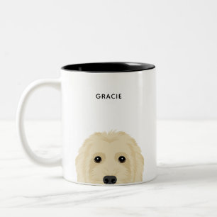 Caneca De Café Em Dois Tons Mugs de Goldendoodle