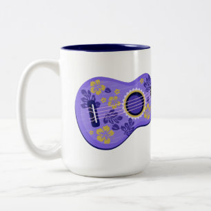 Caneca De Café Em Dois Tons Mugs de nome personalizado Ukulele