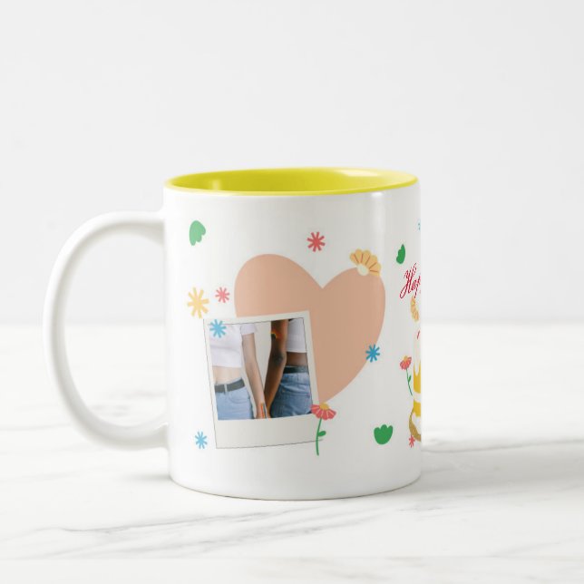 Caneca De Café Em Dois Tons Mugs personalizados personalizados:presentes exclu (Esquerda)