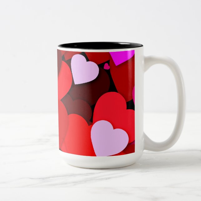 Caneca De Café Em Dois Tons Muito amor (Direita)