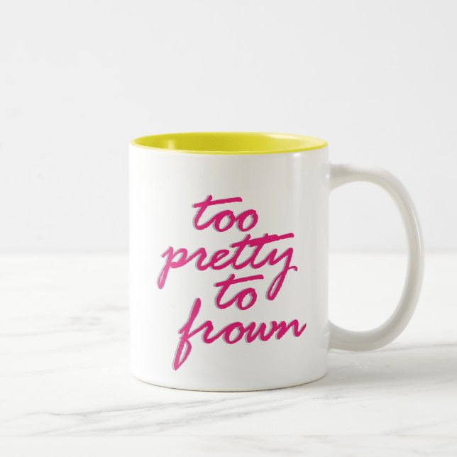 Caneca De Café Em Dois Tons Muito Bonito A Descoberto (Direita)