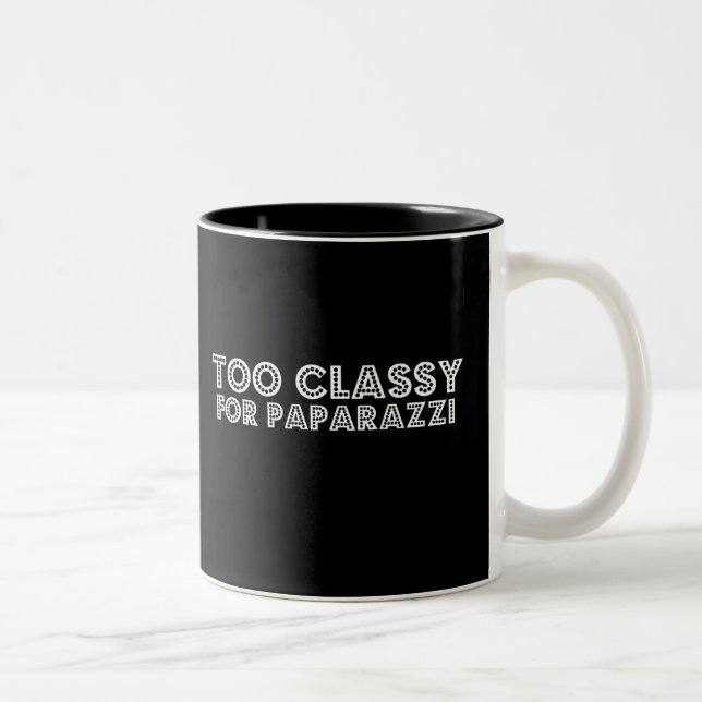 Caneca De Café Em Dois Tons Muito Clássico Para Paparazzi (Direita)