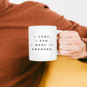 Caneca De Café Em Dois Tons Muito divertido, Trendy Modern