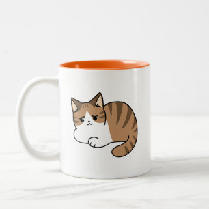 Caneca De Café Em Dois Tons Muito Legal para se importar, muito preguiçoso par