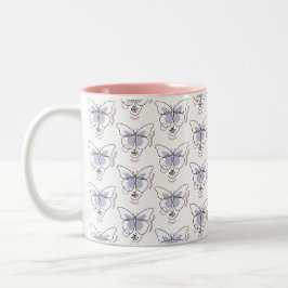 Caneca De Café Em Dois Tons Mulher