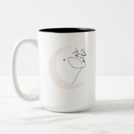 Caneca De Café Em Dois Tons Mulher