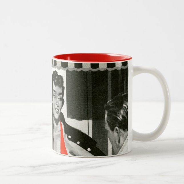 Caneca De Café Em Dois Tons Mulher encarnado (Direita)