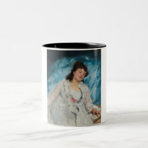 Caneca De Café Em Dois Tons Mulher francesa que dorme ilegalmente (Sweet Repos