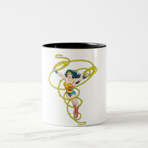 Caneca De Café Em Dois Tons Mulher-Maravilha em Lasso