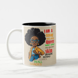 Caneca De Café Em Dois Tons Mulher Mug