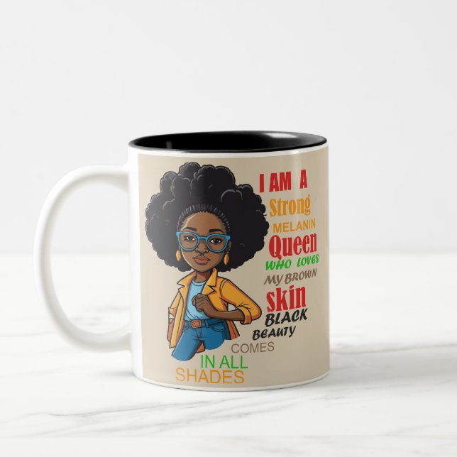 Caneca De Café Em Dois Tons Mulher Mug (Esquerda)