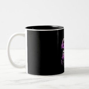 Caneca De Café Em Dois Tons Mulheres Atrizes Atuando Musicais Em Torneio