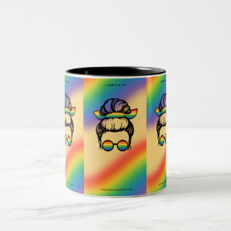 Caneca De Café Em Dois Tons mulheres-canecas