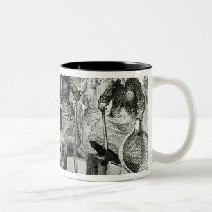 Caneca De Café Em Dois Tons Mulheres da Poço-Testa de Lancashire