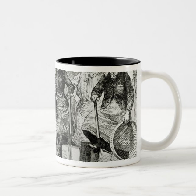 Caneca De Café Em Dois Tons Mulheres da Poço-Testa de Lancashire (Direita)