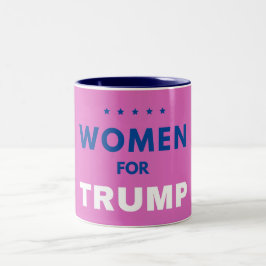 Caneca De Café Em Dois Tons Mulheres Por Trump