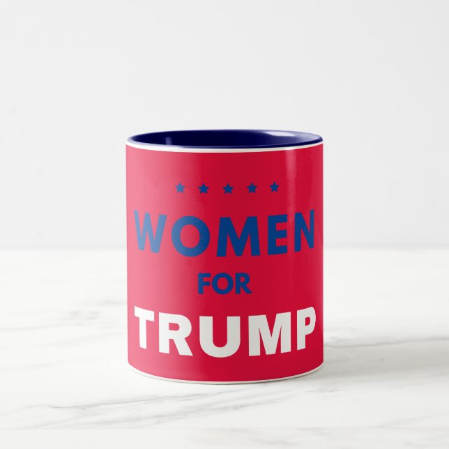 Caneca De Café Em Dois Tons Mulheres Por Trump (Centro)