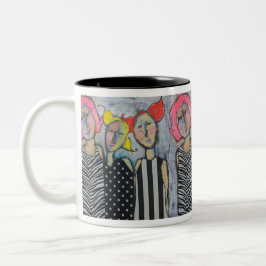 Caneca De Café Em Dois Tons Mulheres Selvagens Fazem 11oz Mug